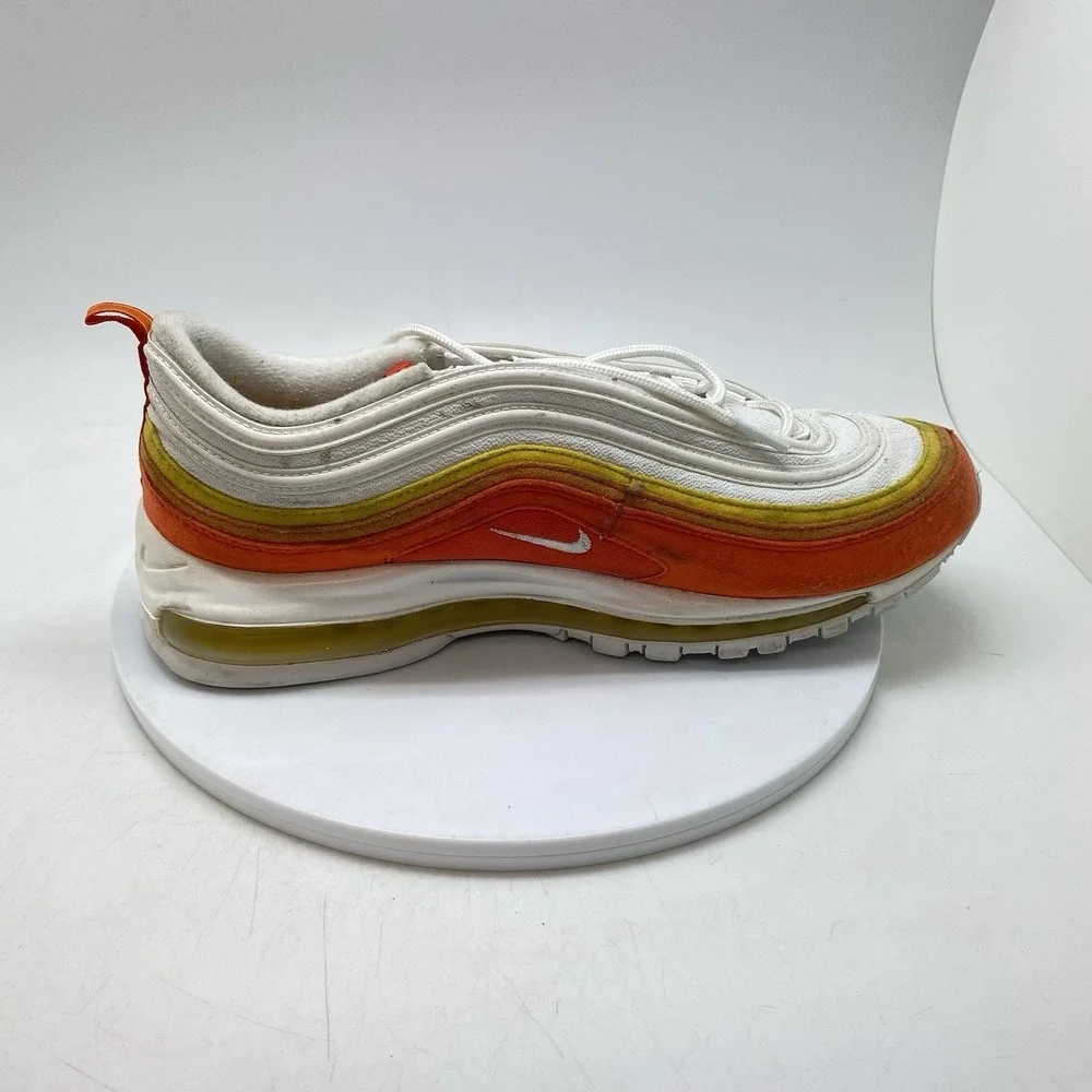 Nike Air Max 97 Sneakers Mens 11 Athletic Club Orange DQ8237-800 Casual Shoes